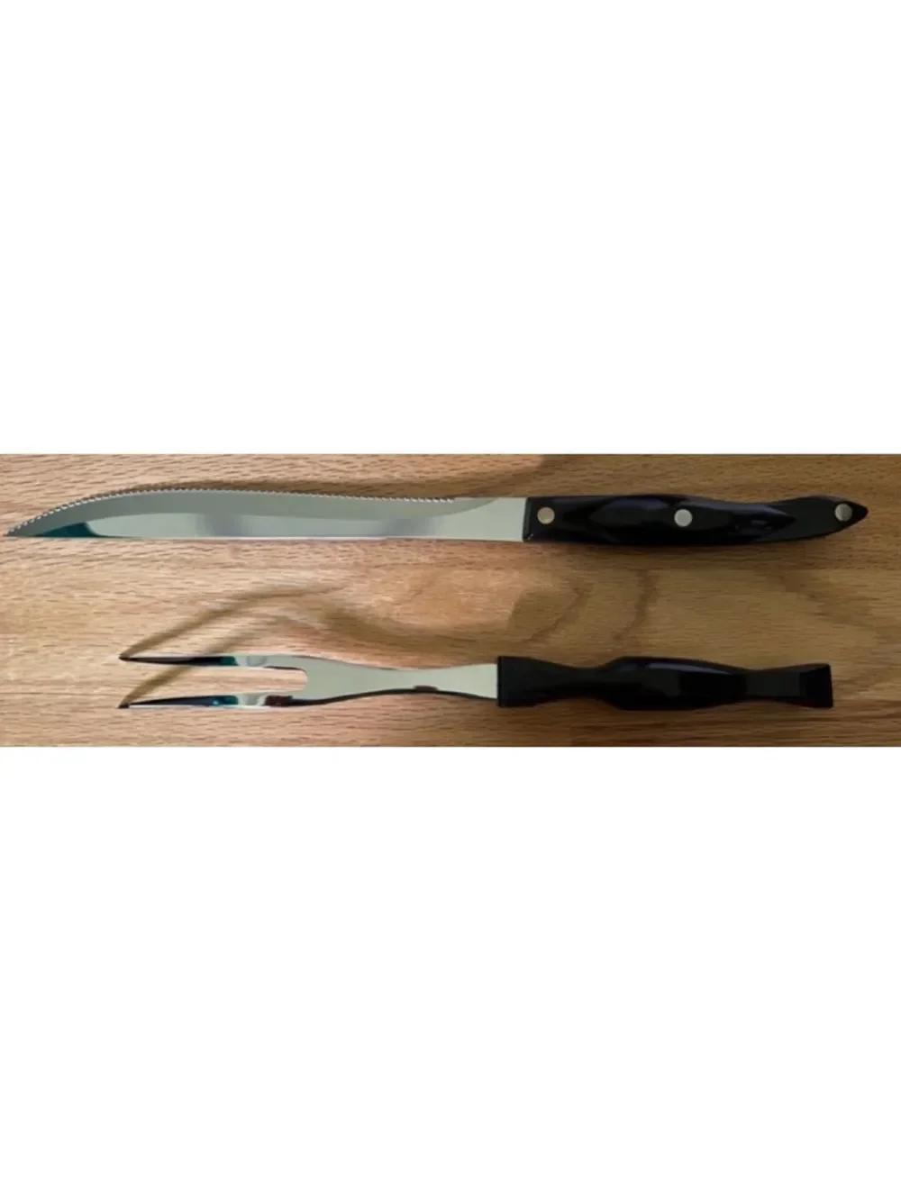 Néw in Box Cutco Carving Set Classic  Brown ~Two-Piece~Made in USA~ 9”